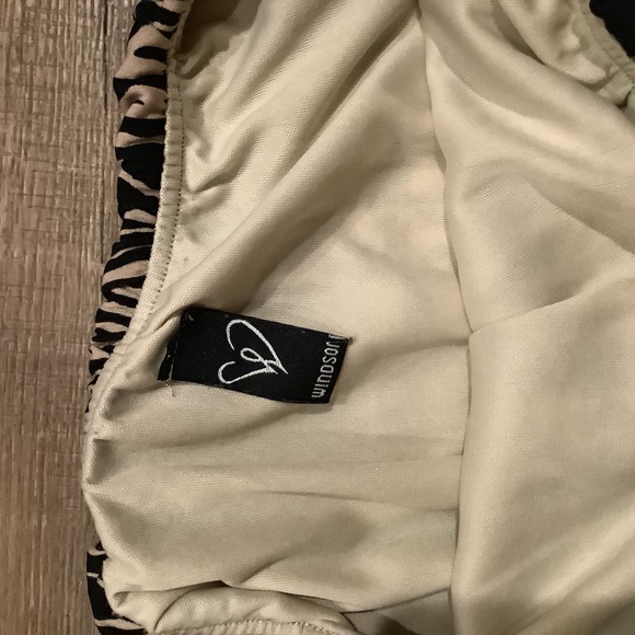 Windsor Brown & Black Strapless Long Dress - Picture 8 of 8